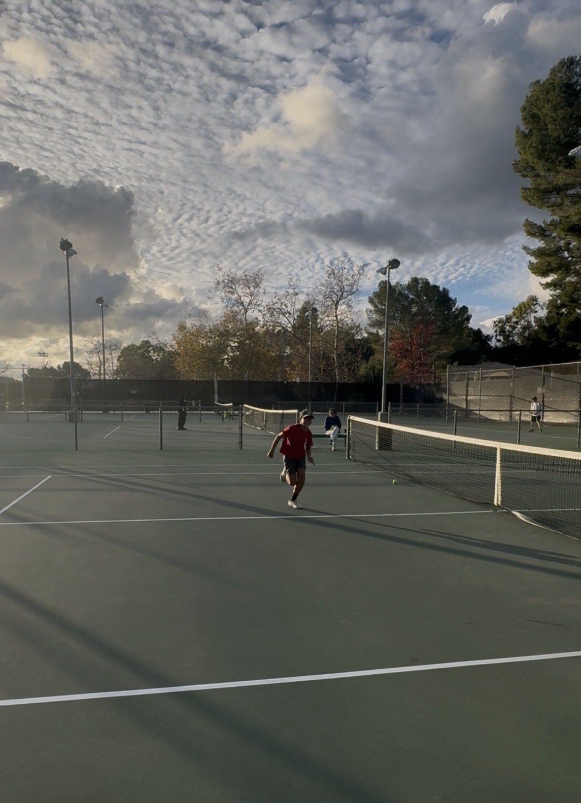 Student developing their fitness!